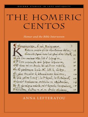 cover image of The Homeric Centos
